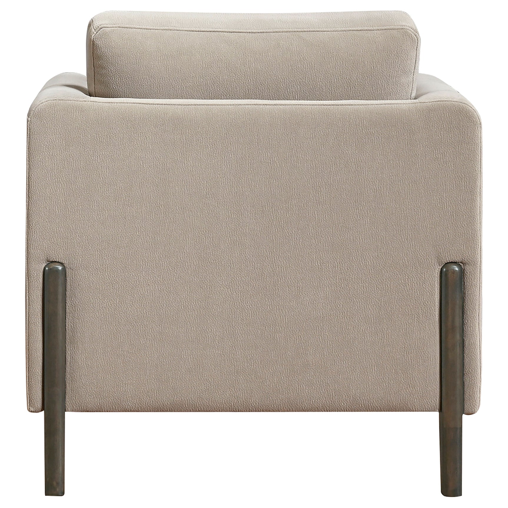 Islington Taupe Fabric Upholstered Panel Arm Accent Chair - Ornate Home