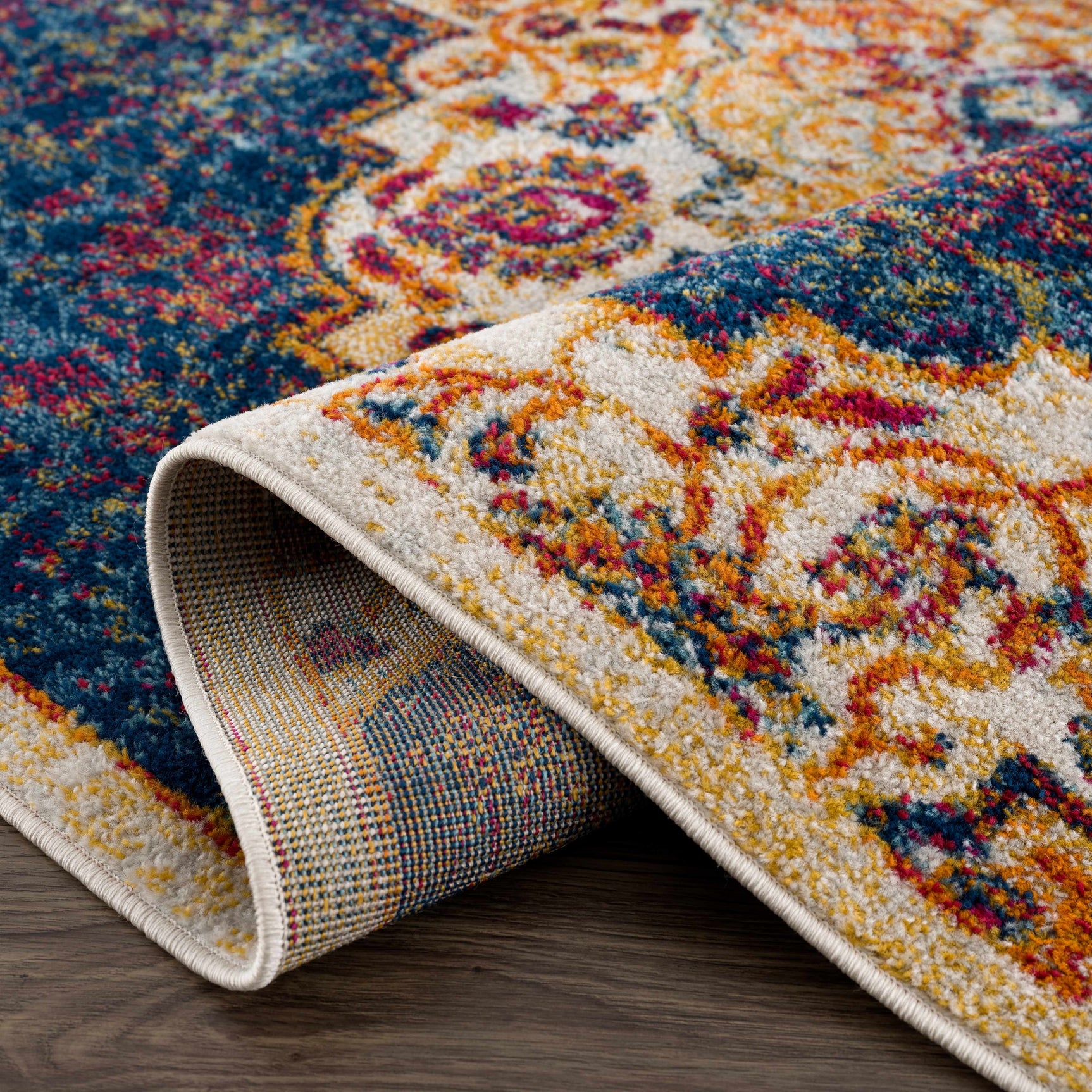 Istanbul Navy Area Rug - Clearance - Ornate Home