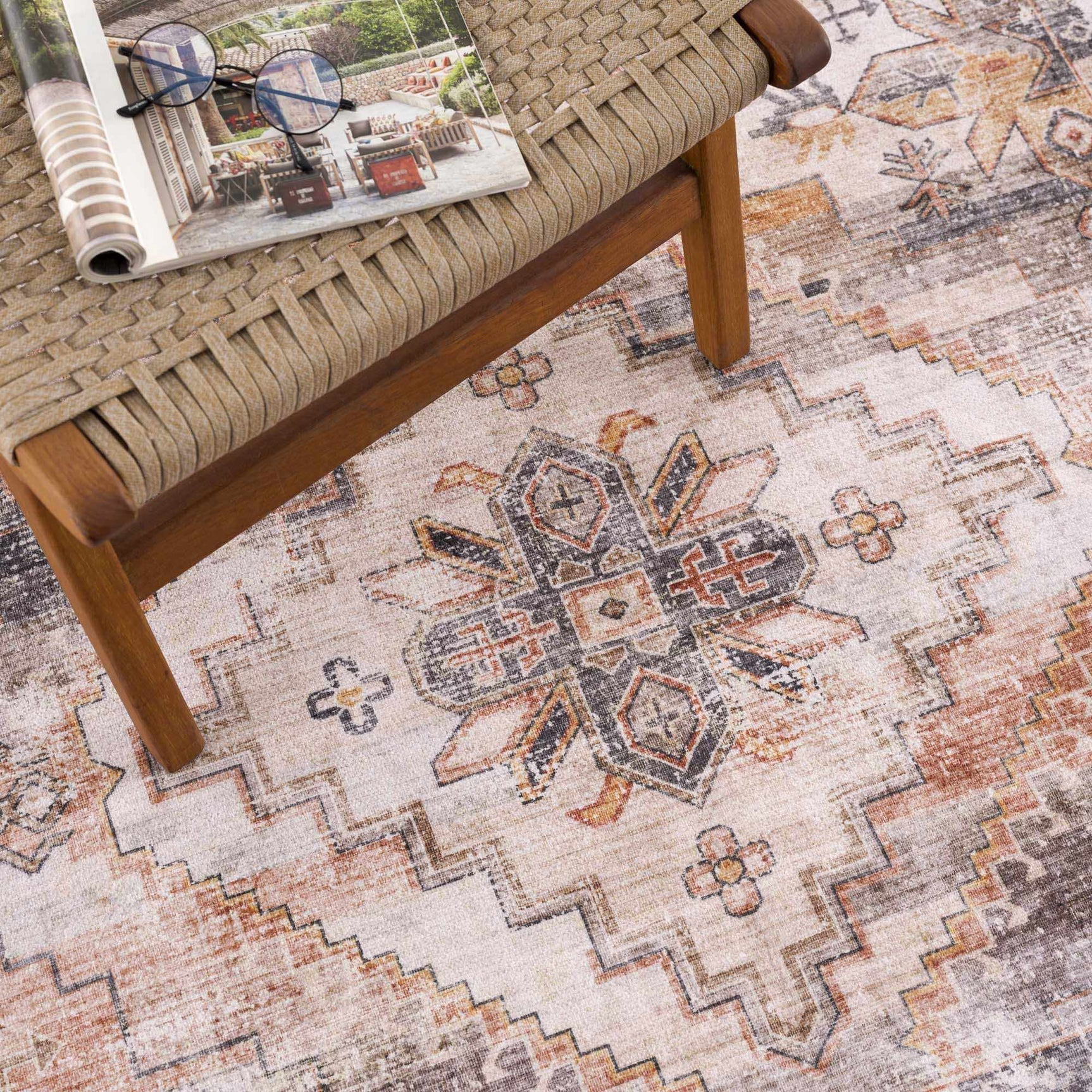 Isugod Washable Area Rug - Ornate Home