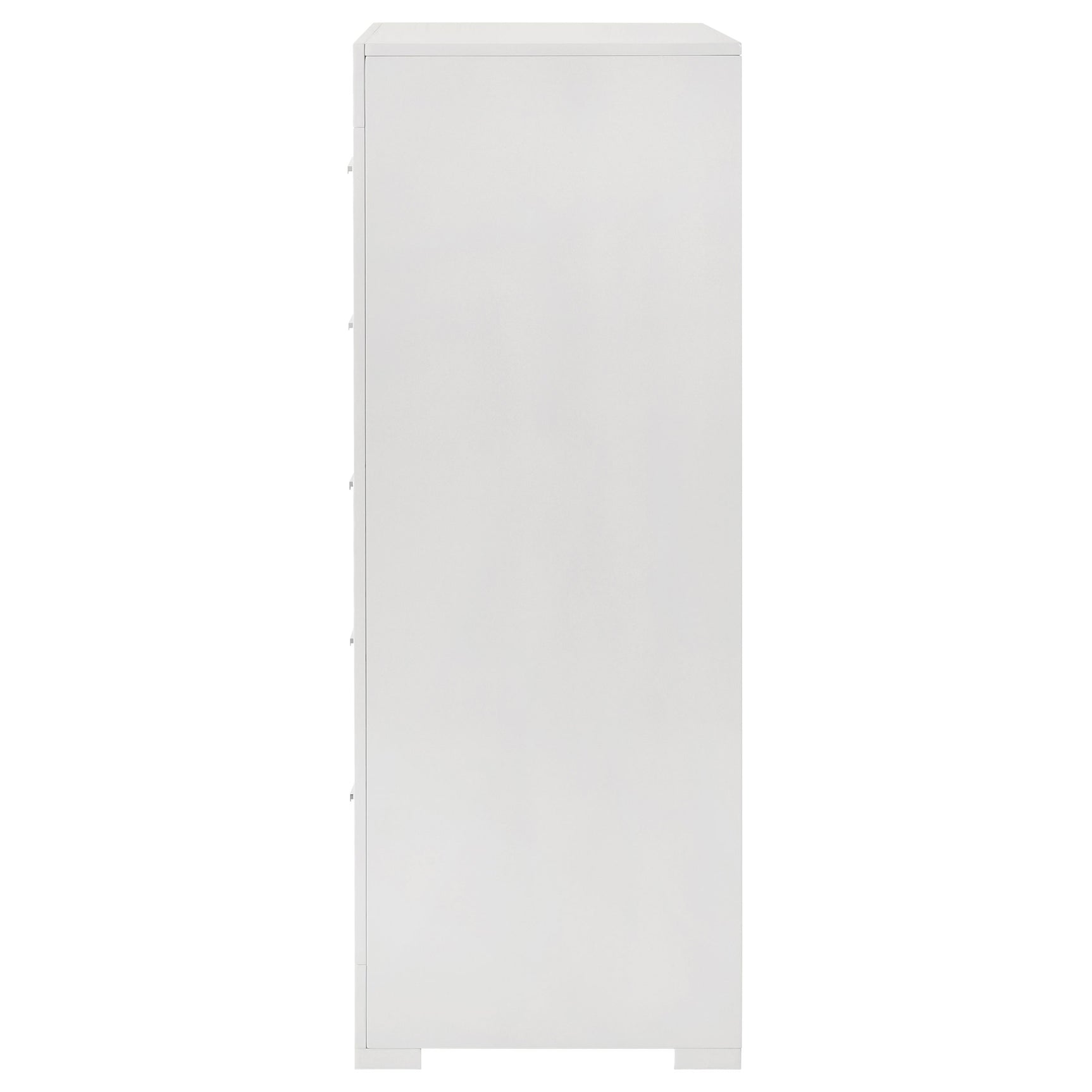 Ives White High Gloss Chest - Ornate Home