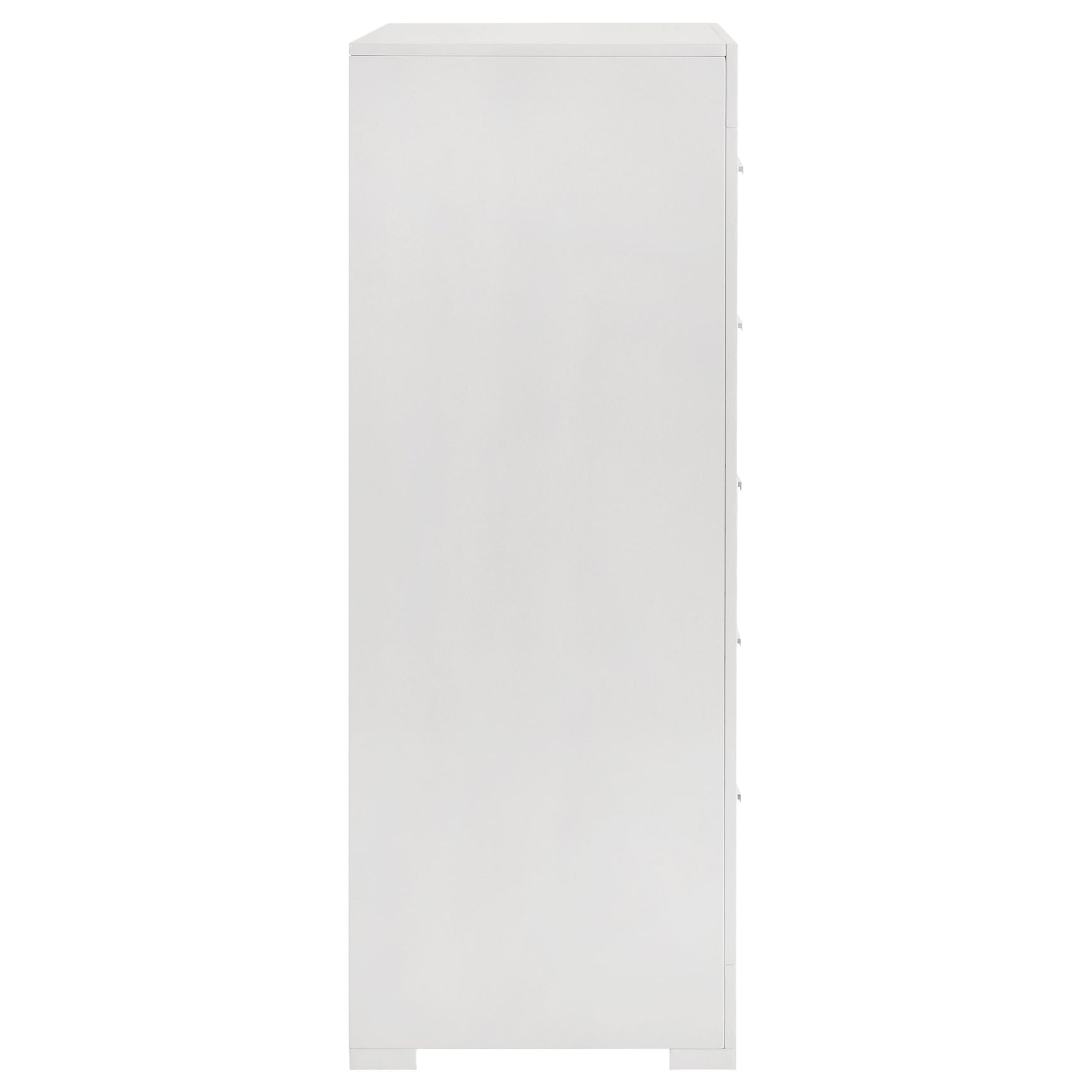 Ives White High Gloss Chest - Ornate Home