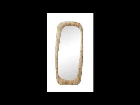 Izusa Black Floor Mirror - Ornate Home