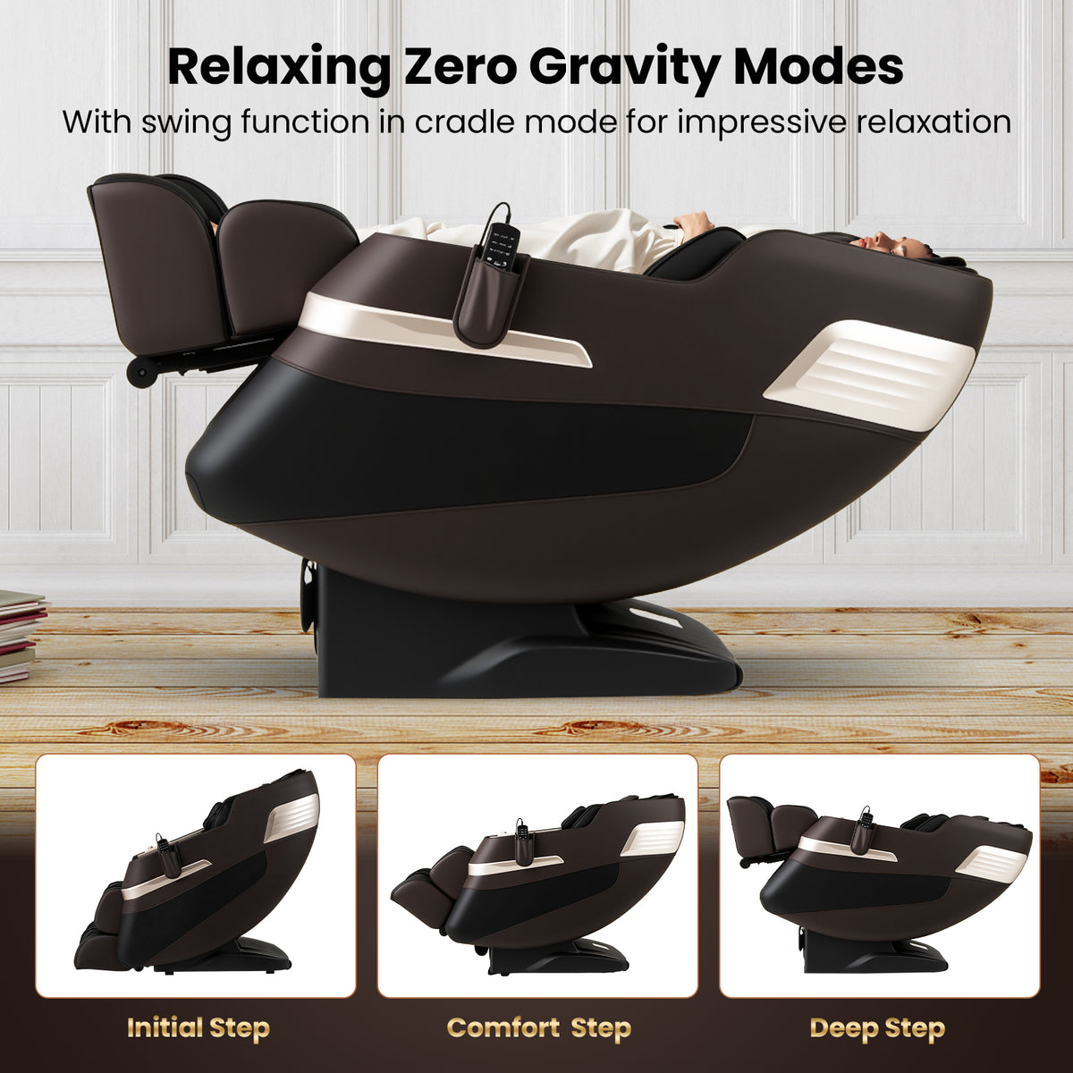 Relaxation 44 - Fully Body Massage Chair with Airbags and Waist Heater