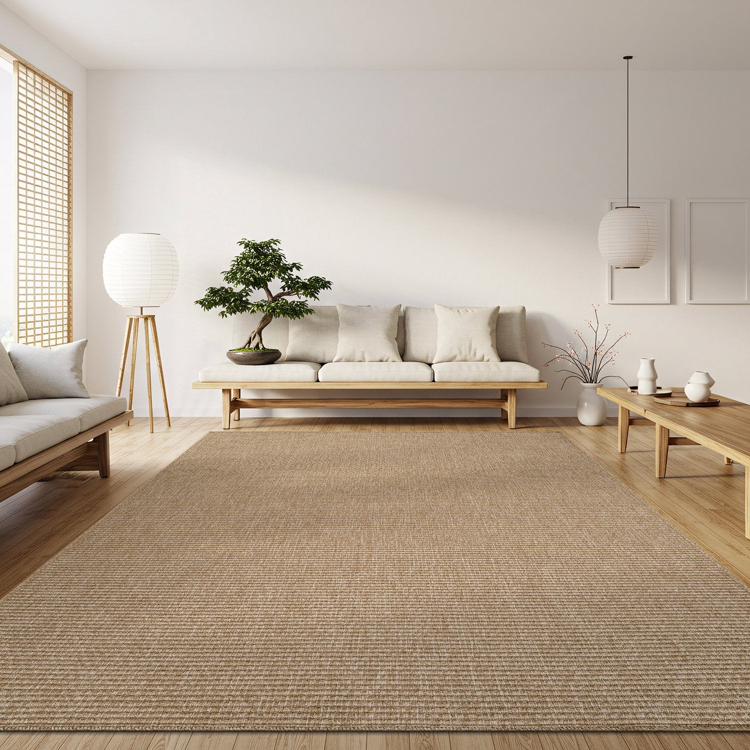 Jorena Natural Jute-Look Rug | Indoor & Outdoor