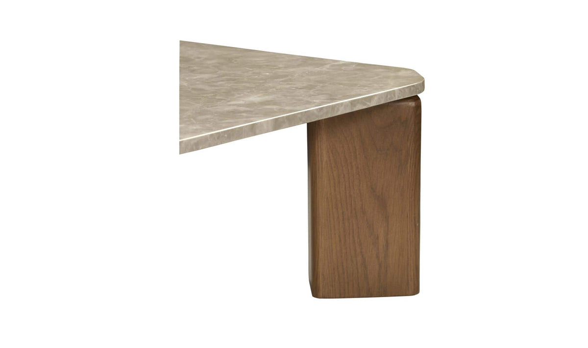 Jace Silk Grey Marble Coffee Table - Ornate Home