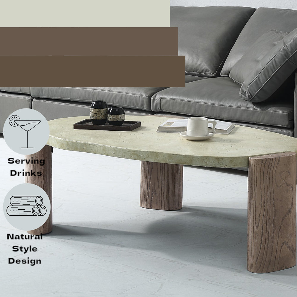 Jacinda Gray Coffee Table - Ornate Home