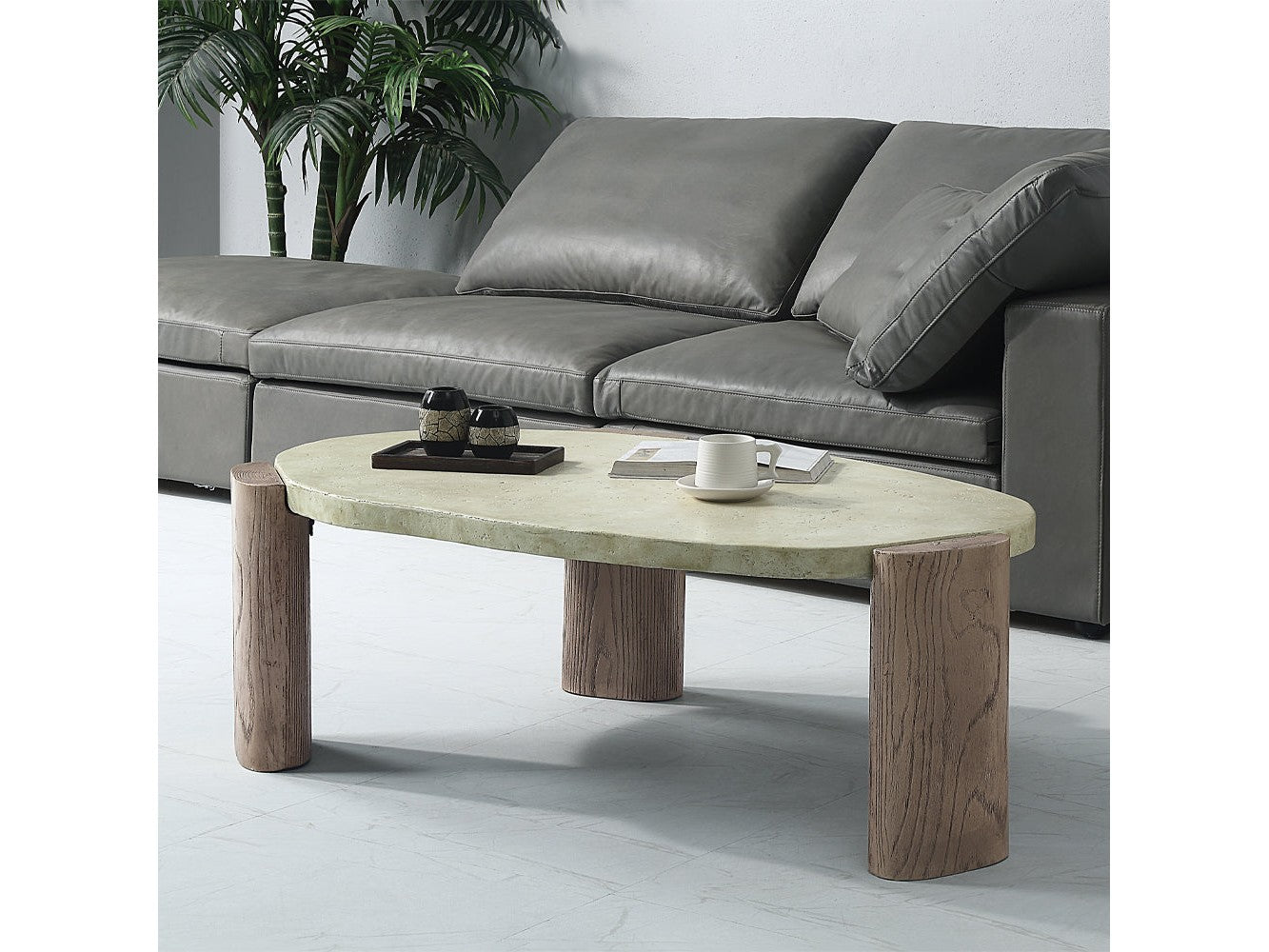 Jacinda Gray Coffee Table - Ornate Home