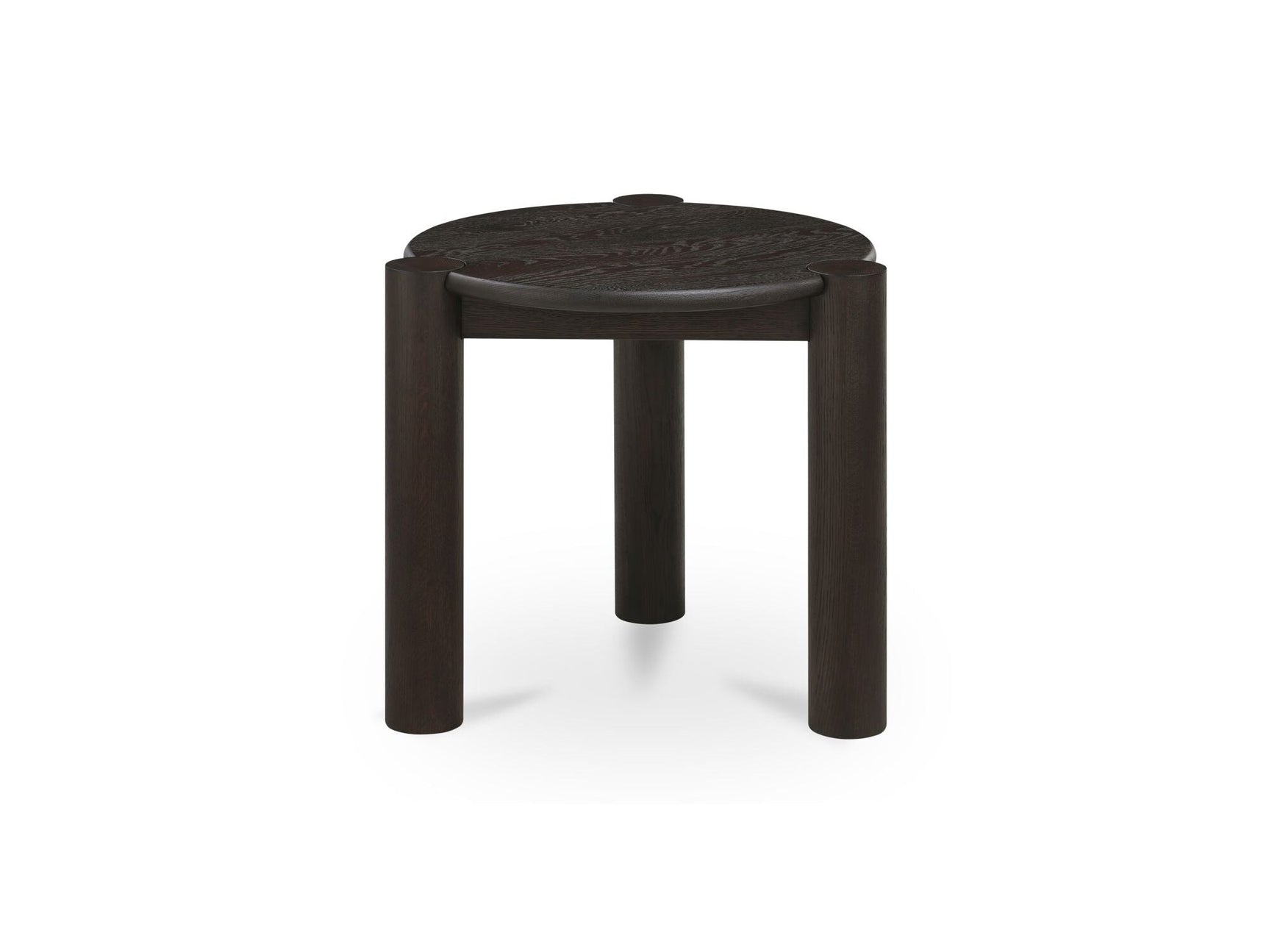 Jack Brushed Dark Brown Side Table - Ornate Home
