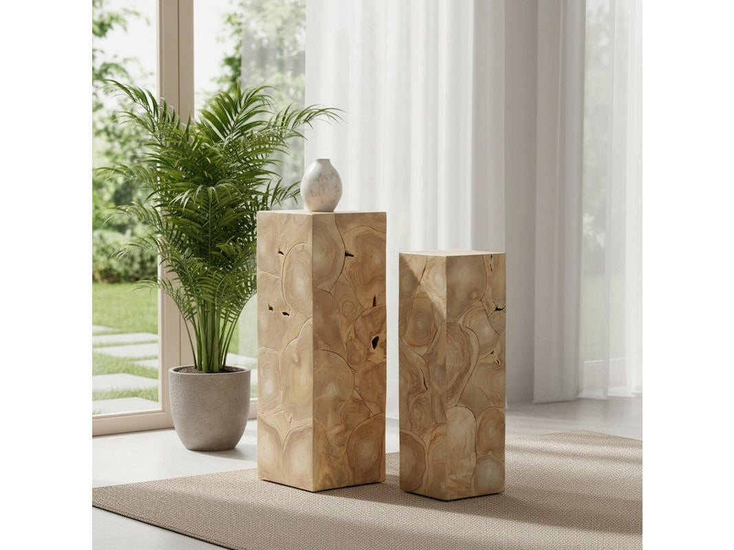 Jackson Tan 2-Piece Pedestals - Ornate Home