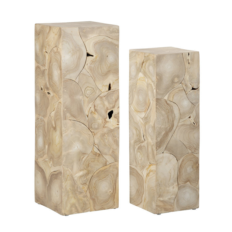 Jackson Tan 2-Piece Pedestals - Ornate Home