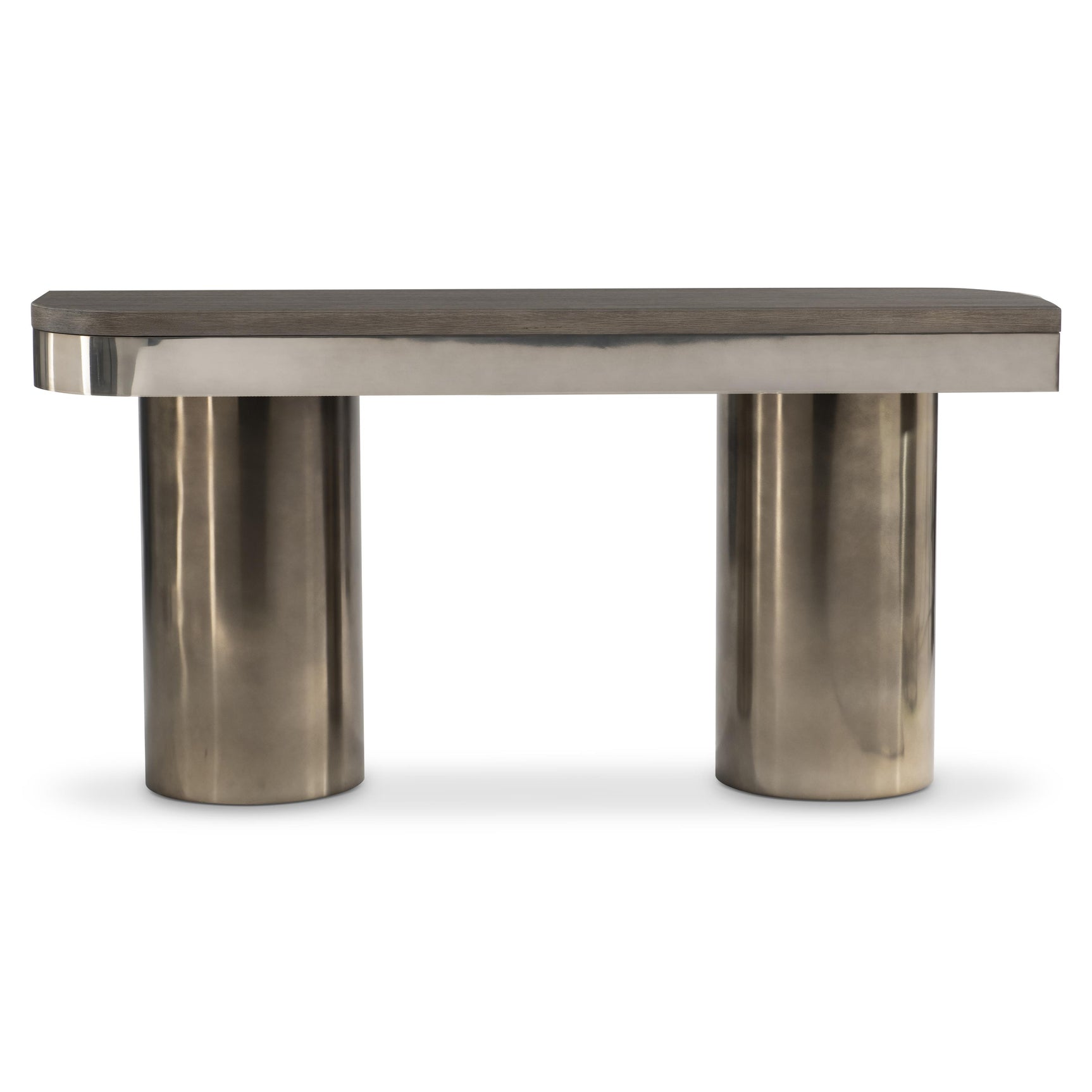 Jacopo Dark Bronze/Light Bronze/Weathered Greige Console Table - Ornate Home