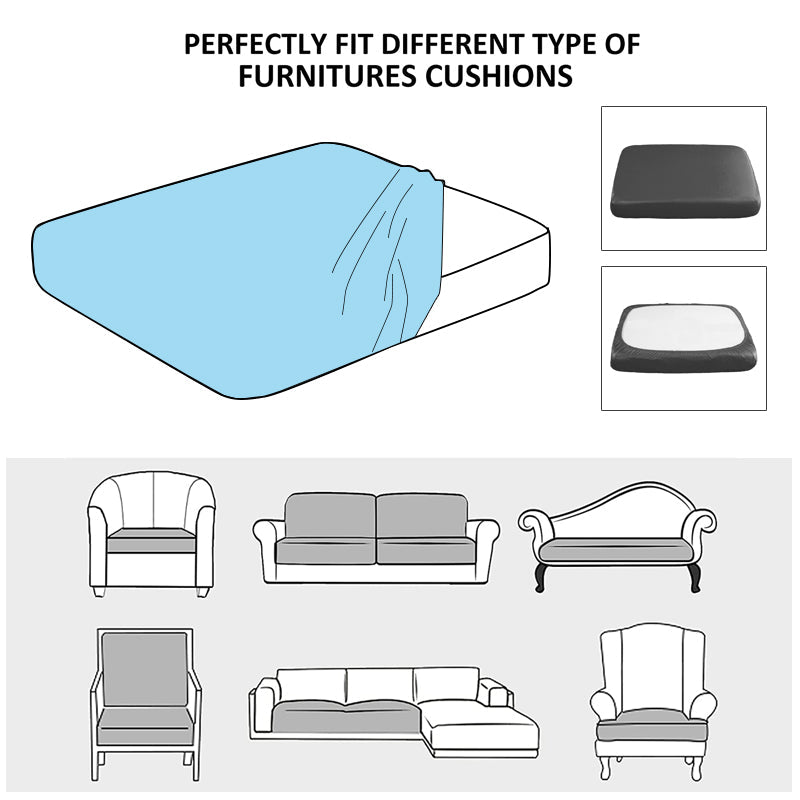 Jacquard Elastic Sofa Cover Water Resistant Removable Furniture Protector Perfect for Pets and Kids - Ornate Home