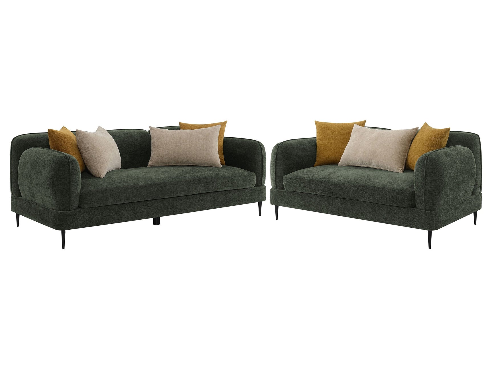 Jade Green Sofa & Loveseat - Ornate Home