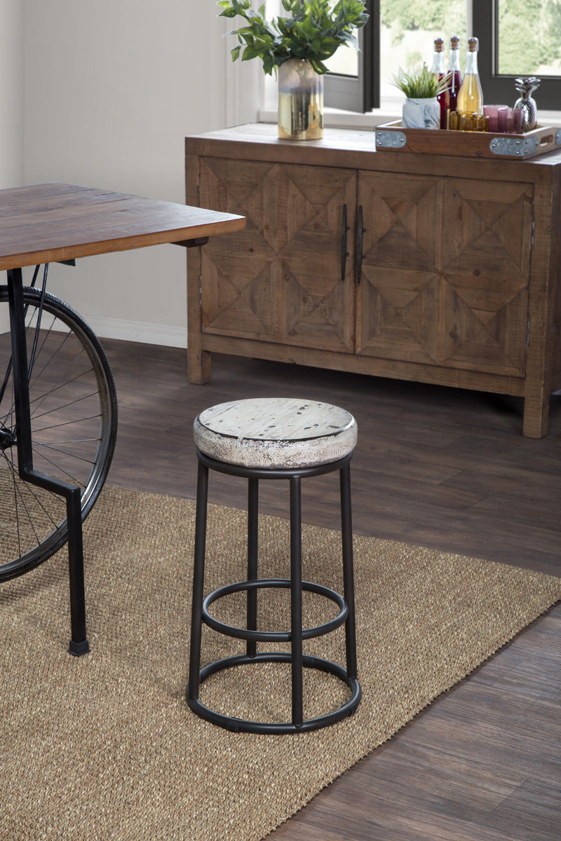 Jaden Brown/Black Counter Stool - Ornate Home