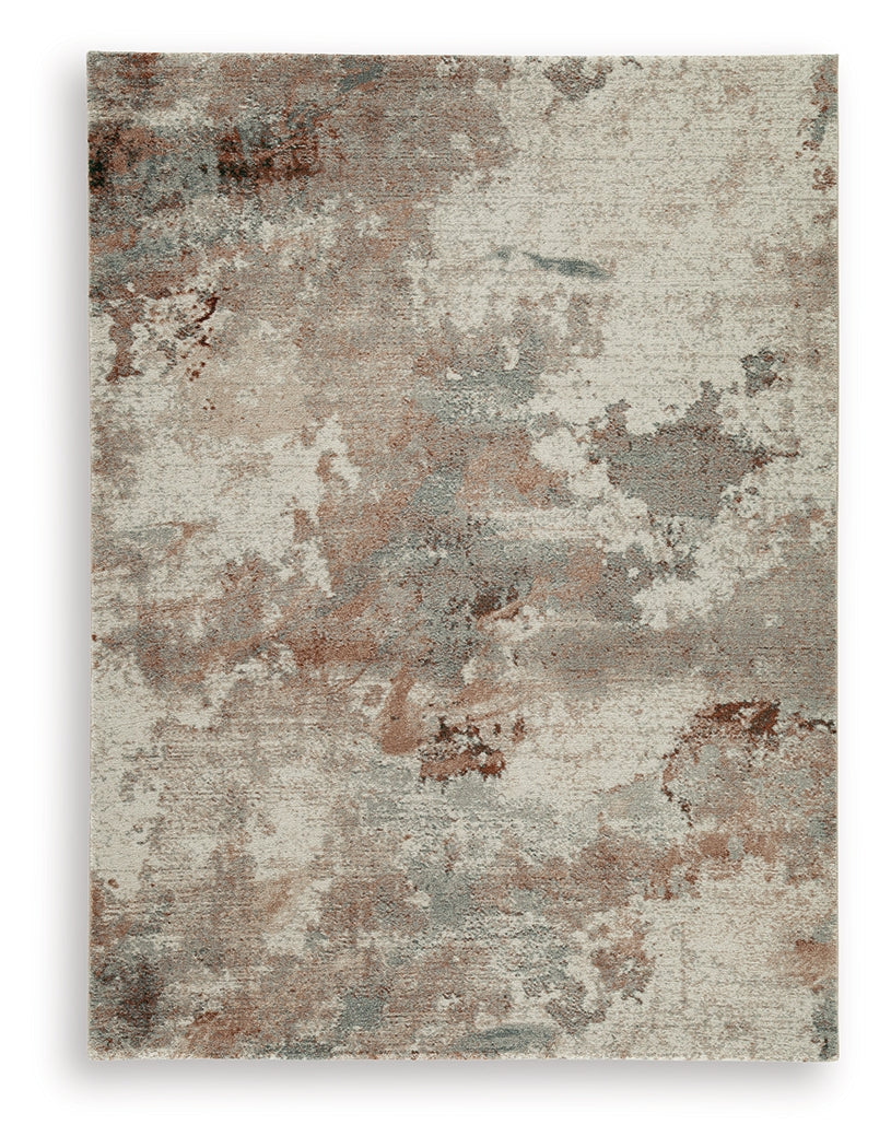 Jadenburg Cream/Gray/Sienna Medium Rug (Online Special Price) - Ornate Home