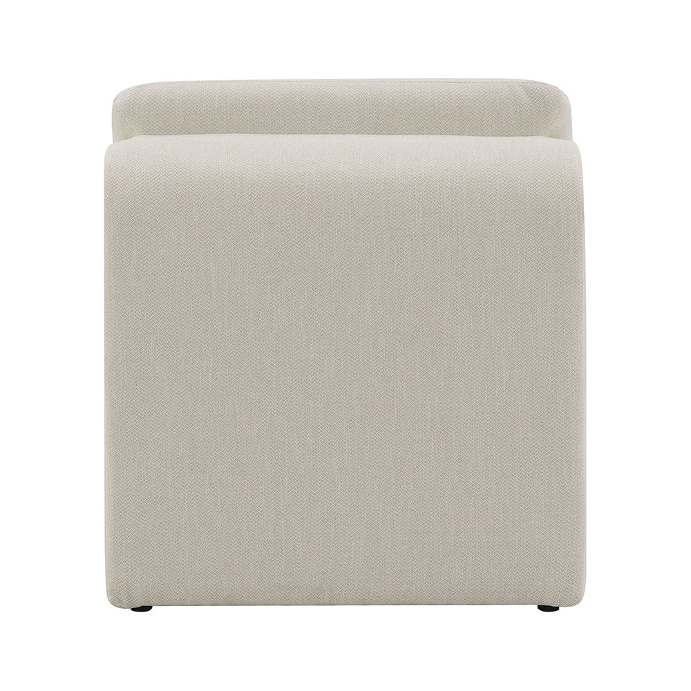 Jaeda Ivory Boucle Accent Chair - Ornate Home