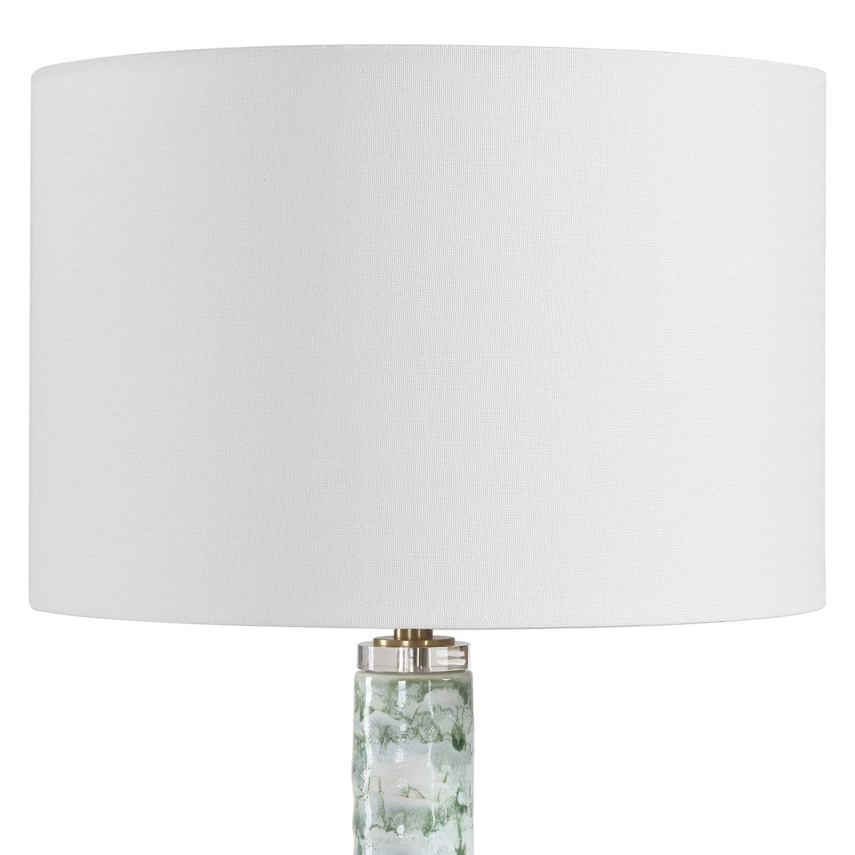 Jameis Green/White Marbled Table Lamp - Ornate Home