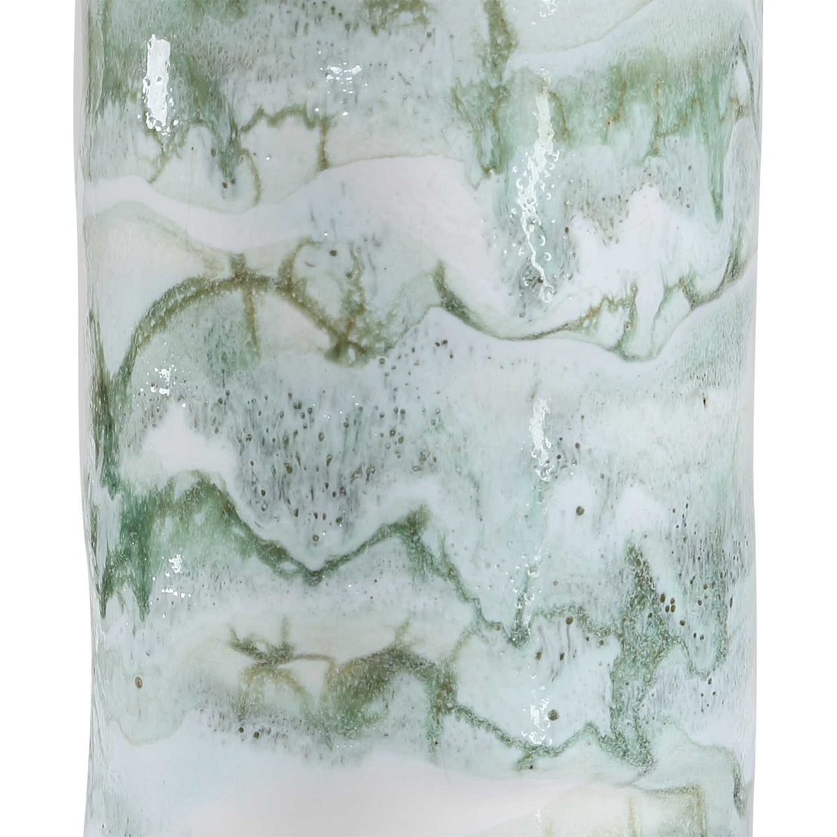 Jameis Green/White Marbled Table Lamp - Ornate Home
