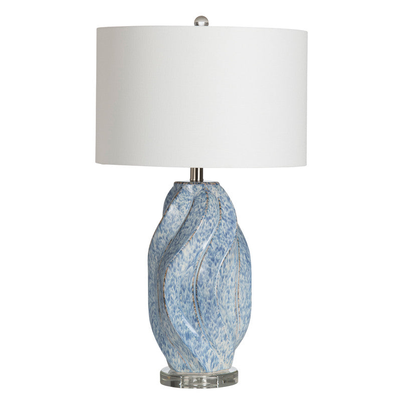 Janice Blue Swirl Table Lamp - Ornate Home