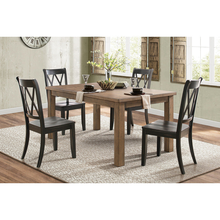 Janina Black Side Chair (Set of 2) - Ornate Home