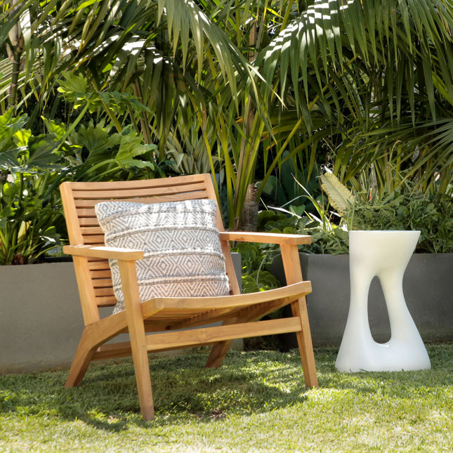 Janine Natural Outdoor Occasional Chair - Ornate Home
