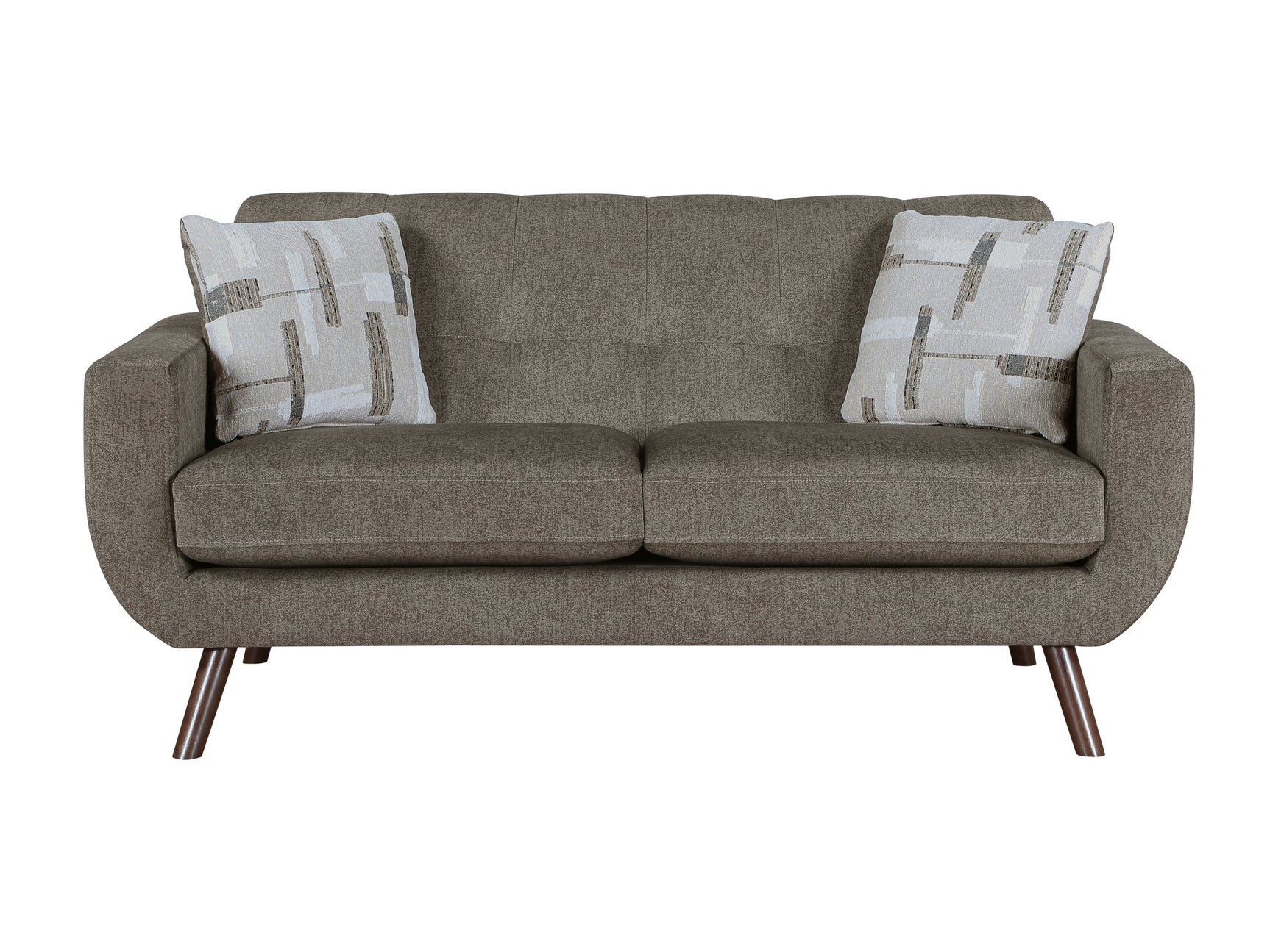 Janne Brown Loveseat - Ornate Home