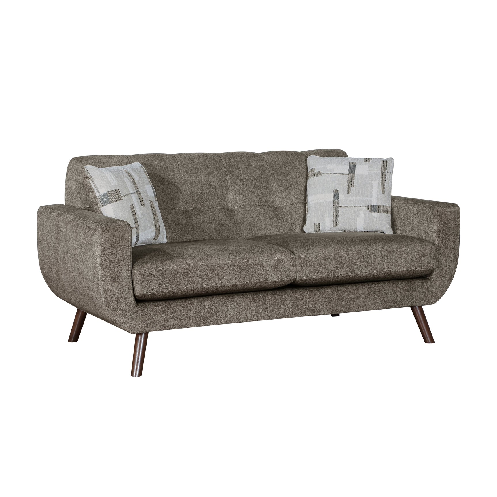 Janne Brown Loveseat - Ornate Home
