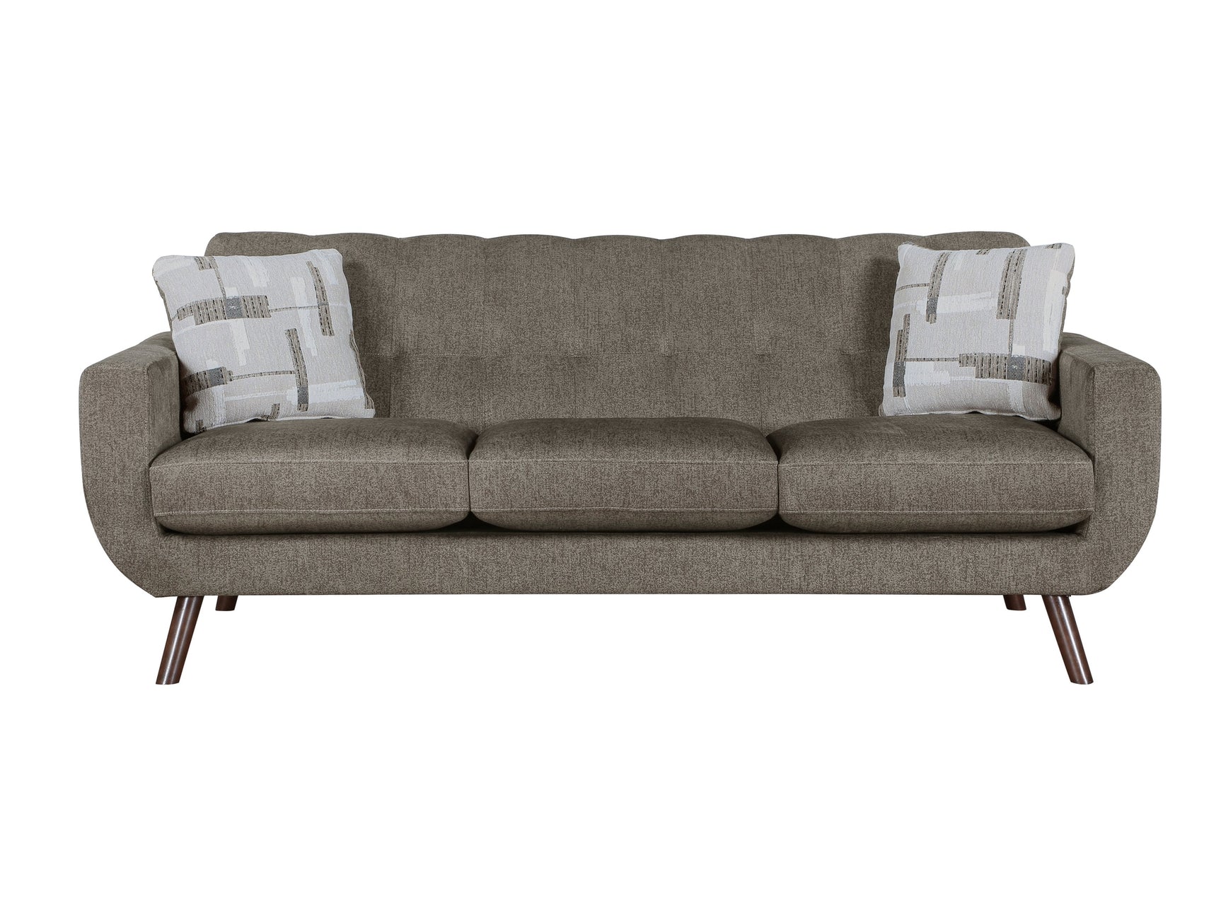 Janne Brown Sofa - Ornate Home