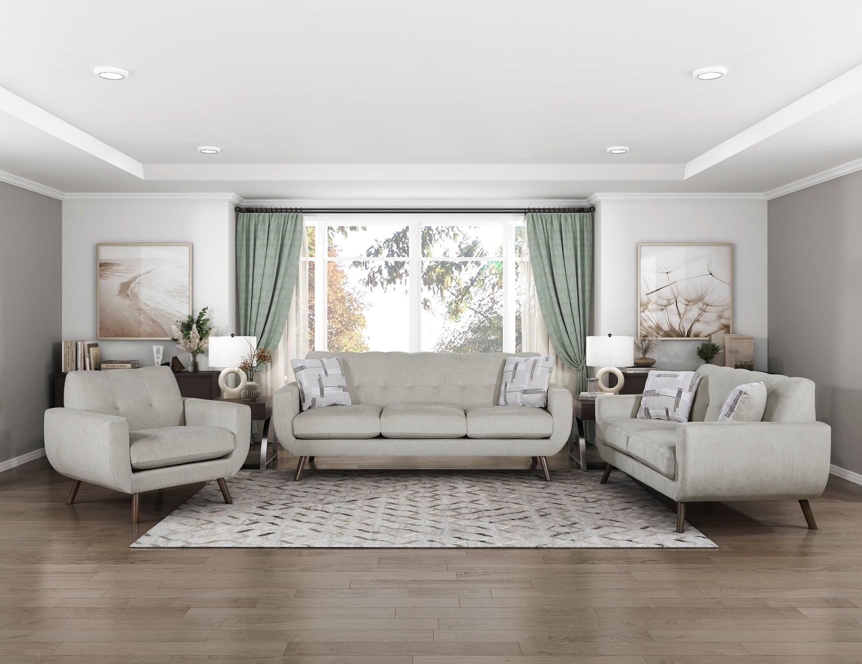 Janne Tan Loveseat - Ornate Home