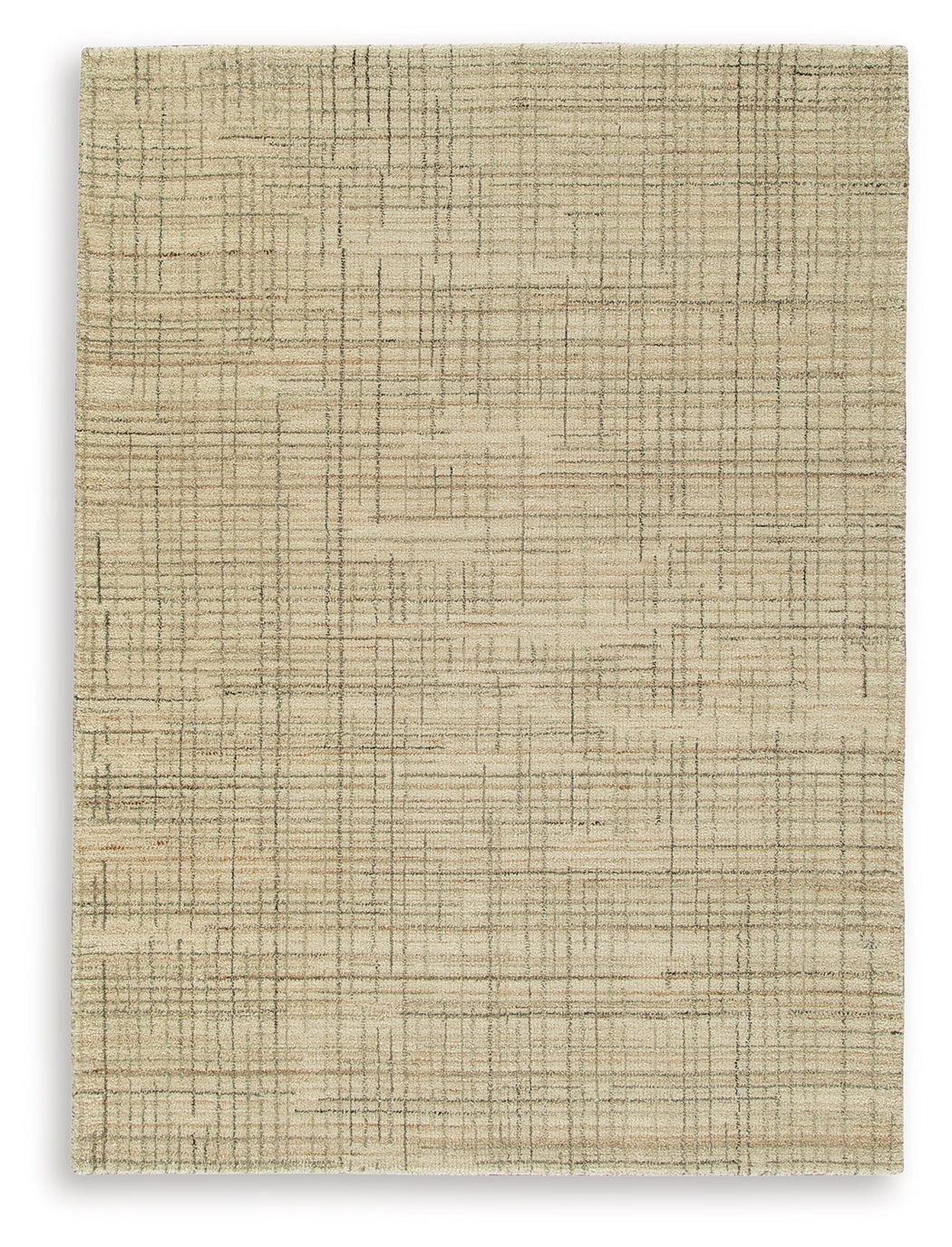 Janston Ivory/Gray/Tan Medium Rug - Ornate Home