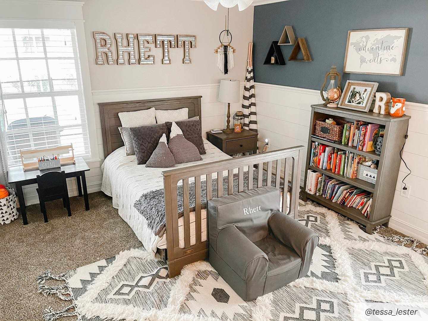 Jarales Cream/Black Tribal Tassel Wool Rug - Clearance - Ornate Home