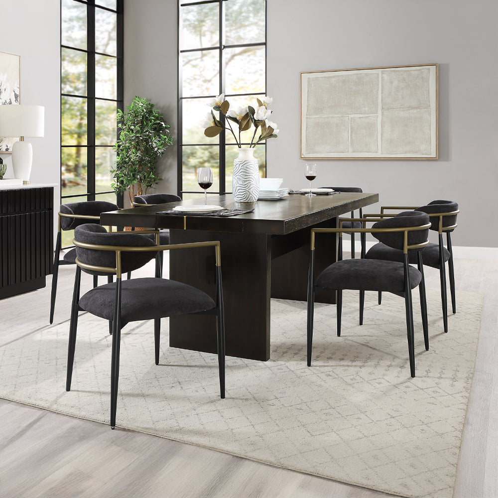 Jaramillo Black Dining Table - Ornate Home