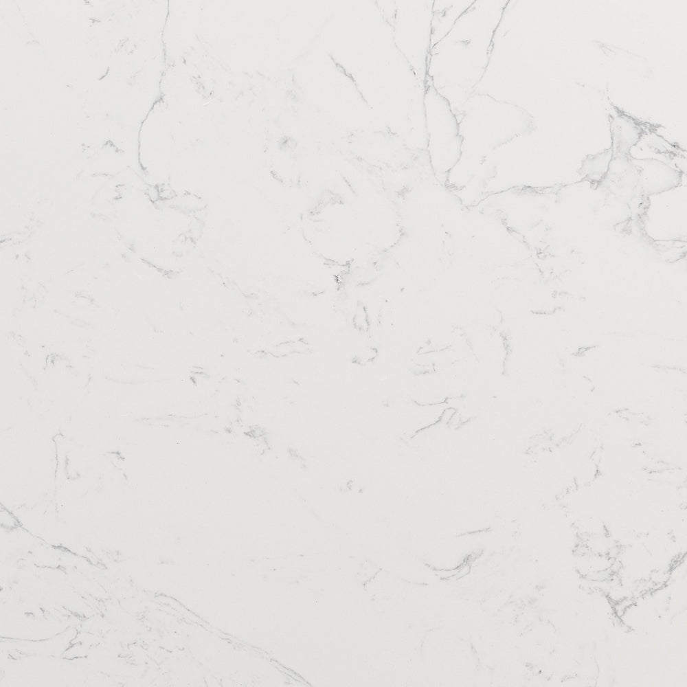 Jaramillo White Natural Marble Top/Black Coffee Table - Ornate Home