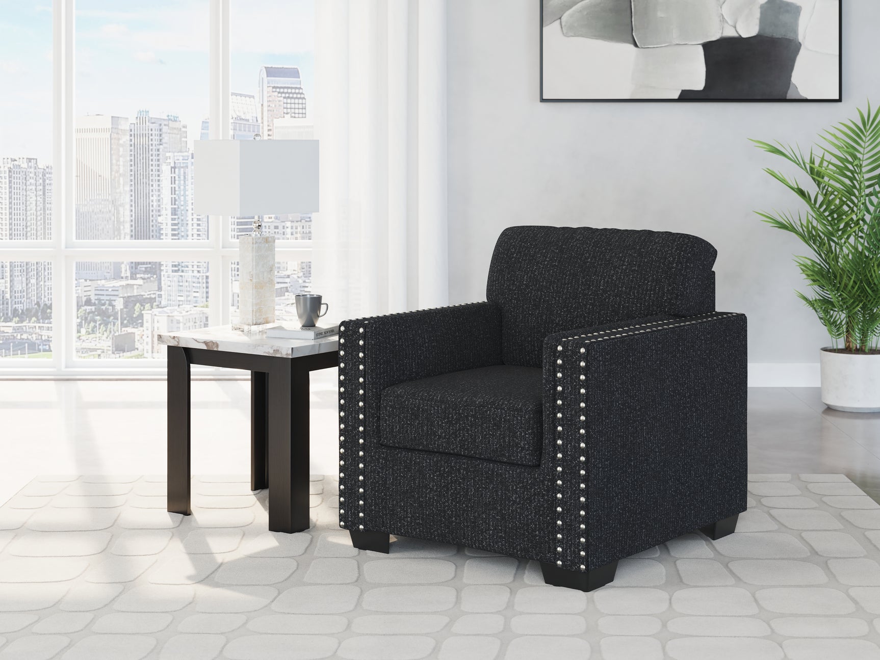 Jasmine Peaks Coal Chair (Online Special Price) - Ornate Home