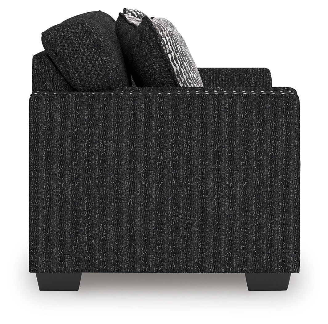 Jasmine Peaks Coal Sofa and Loveseat (Online Special Price) - Ornate Home