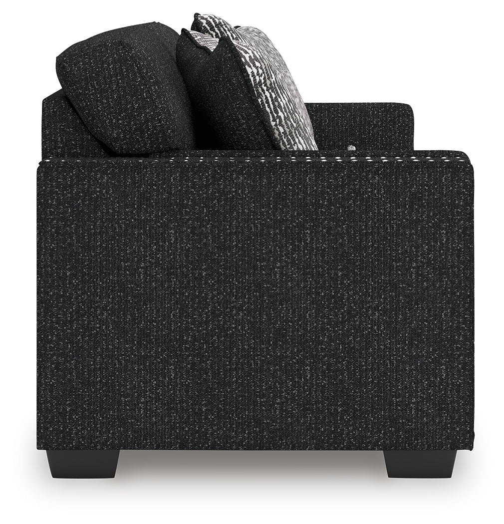 Jasmine Peaks Coal Sofa and Loveseat (Online Special Price) - Ornate Home
