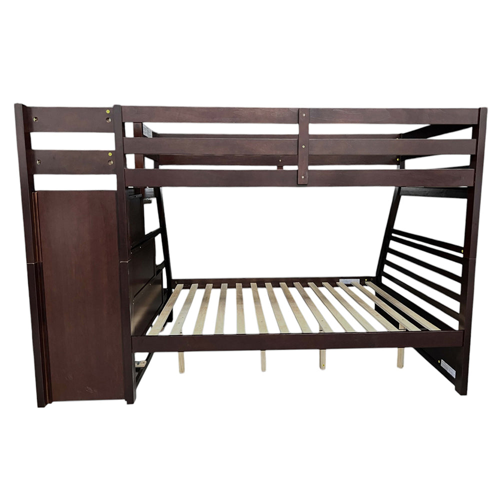 Jason Espresso Twin over Full Bunk Bed - Ornate Home