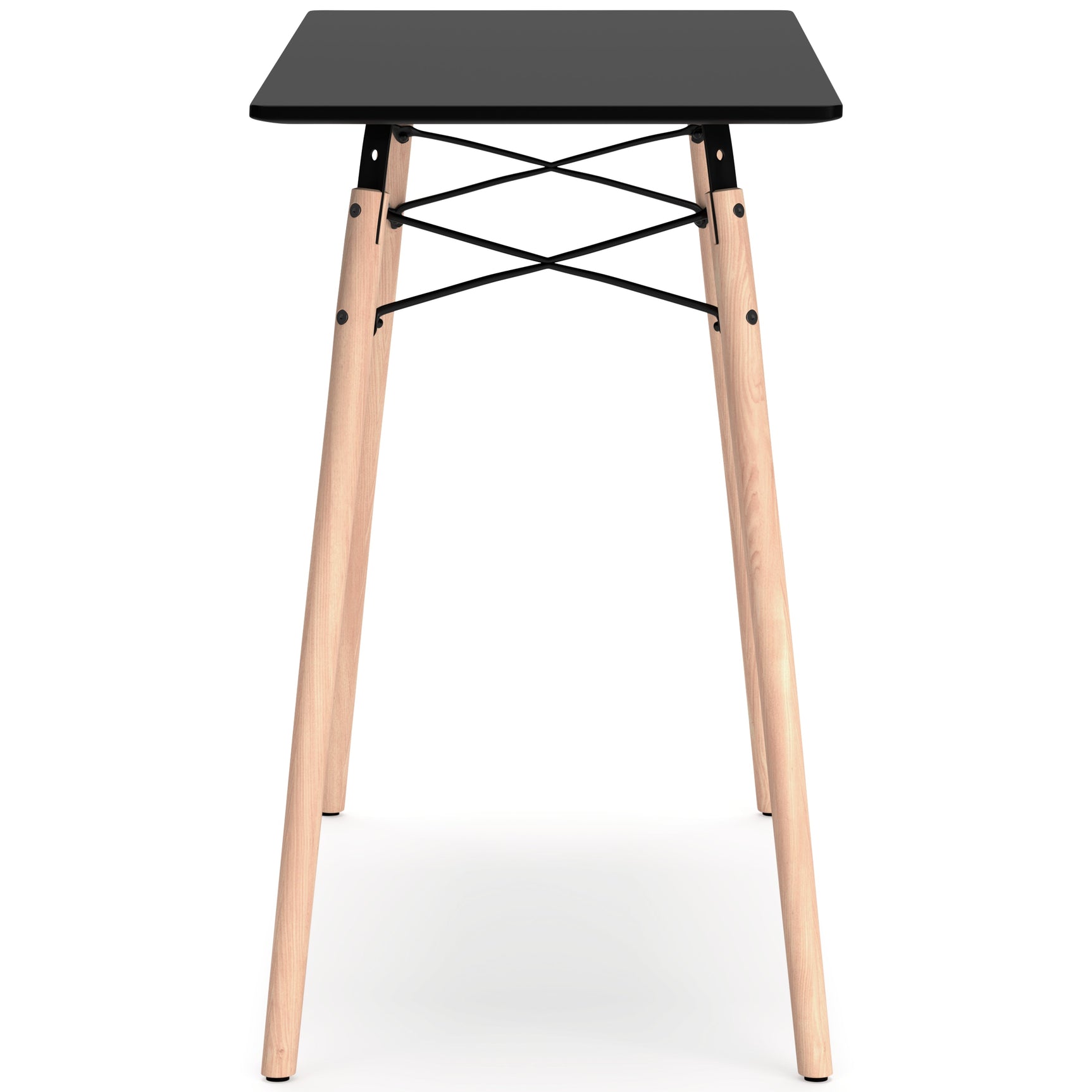 Jaspeni Black/Natural Home Office Desk (Online Special Price) - Ornate Home