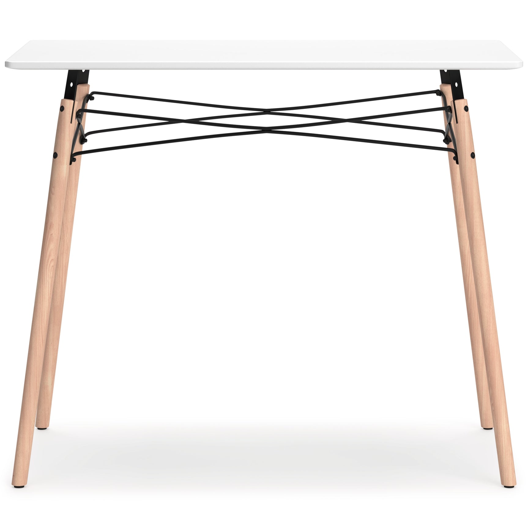 Jaspeni White/Natural Home Office Desk (Online Special Price) - Ornate Home