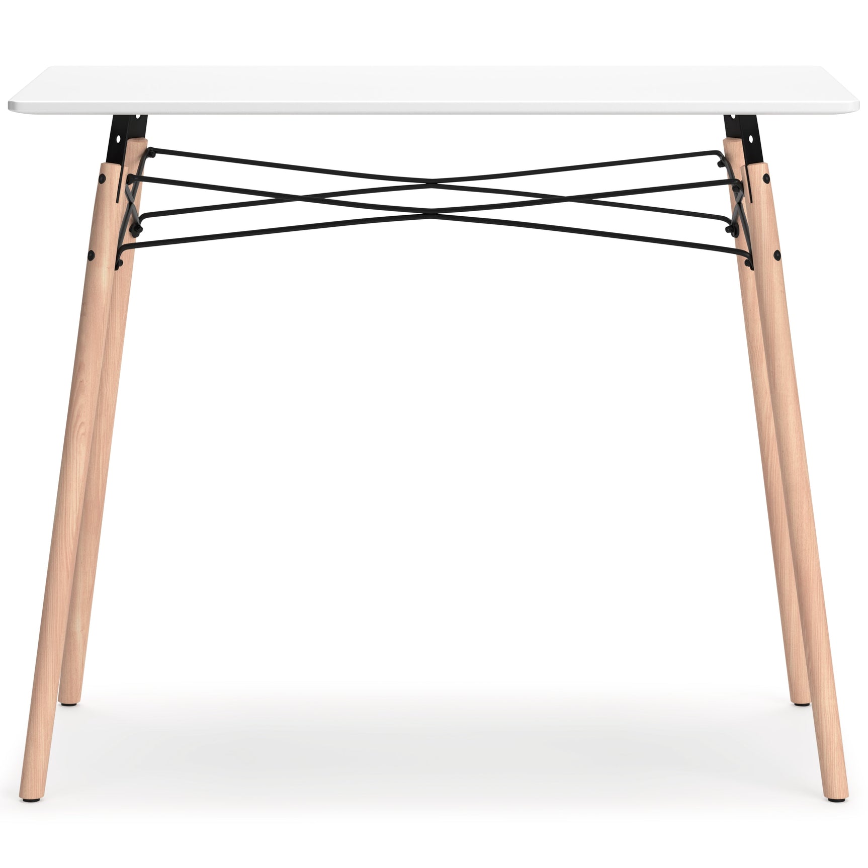 Jaspeni White/Natural Home Office Desk (Online Special Price) - Ornate Home