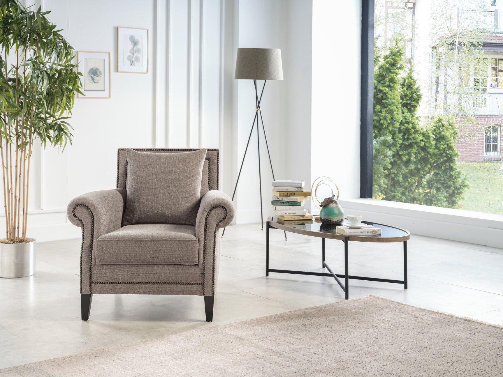 Java Vizon Accent Armchair - Ornate Home