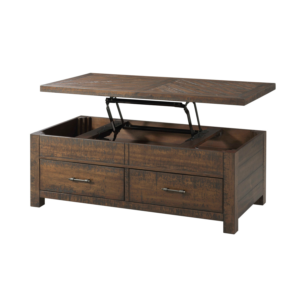 Jax Cherry Coffee Table with Lift Top - Ornate Home