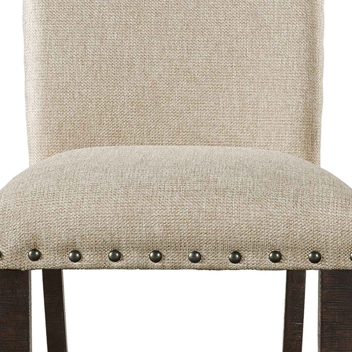 Jax Cherry Upholstery Back Side Chair (Set of 2) - Ornate Home