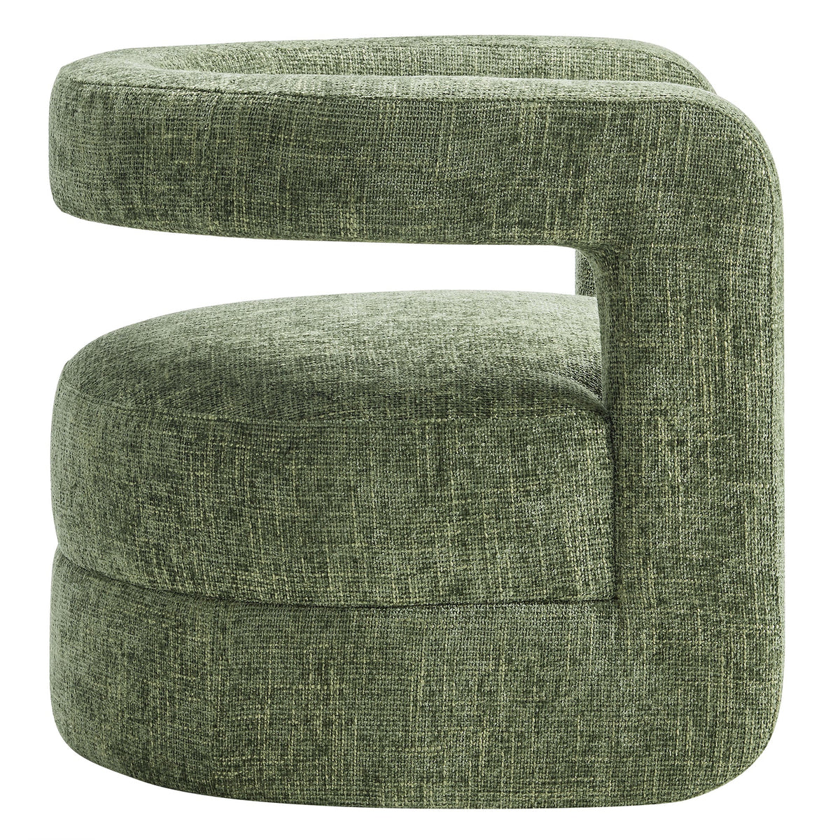 Jaylin Basil Upholstered Chenille Accent Chair - Ornate Home