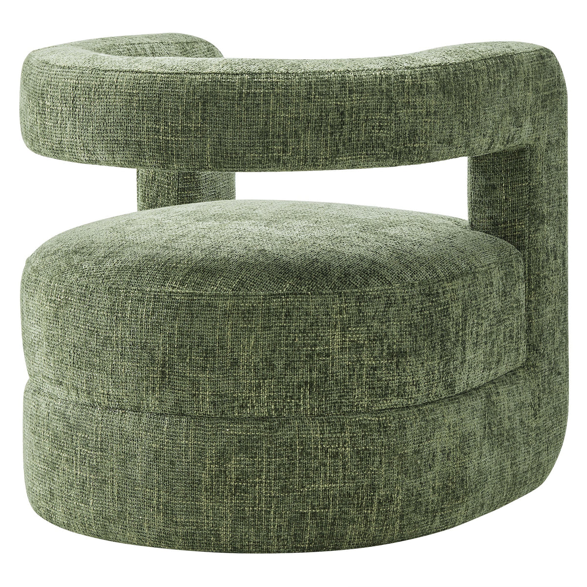 Jaylin Basil Upholstered Chenille Accent Chair - Ornate Home
