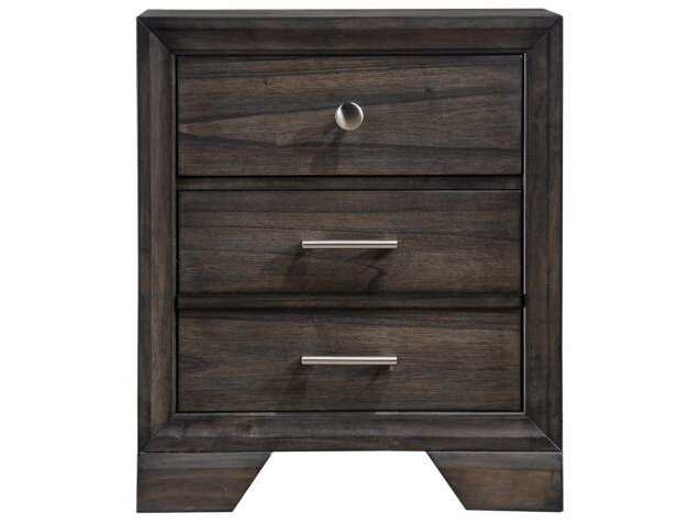 Jaymes Gray Nightstand - Ornate Home