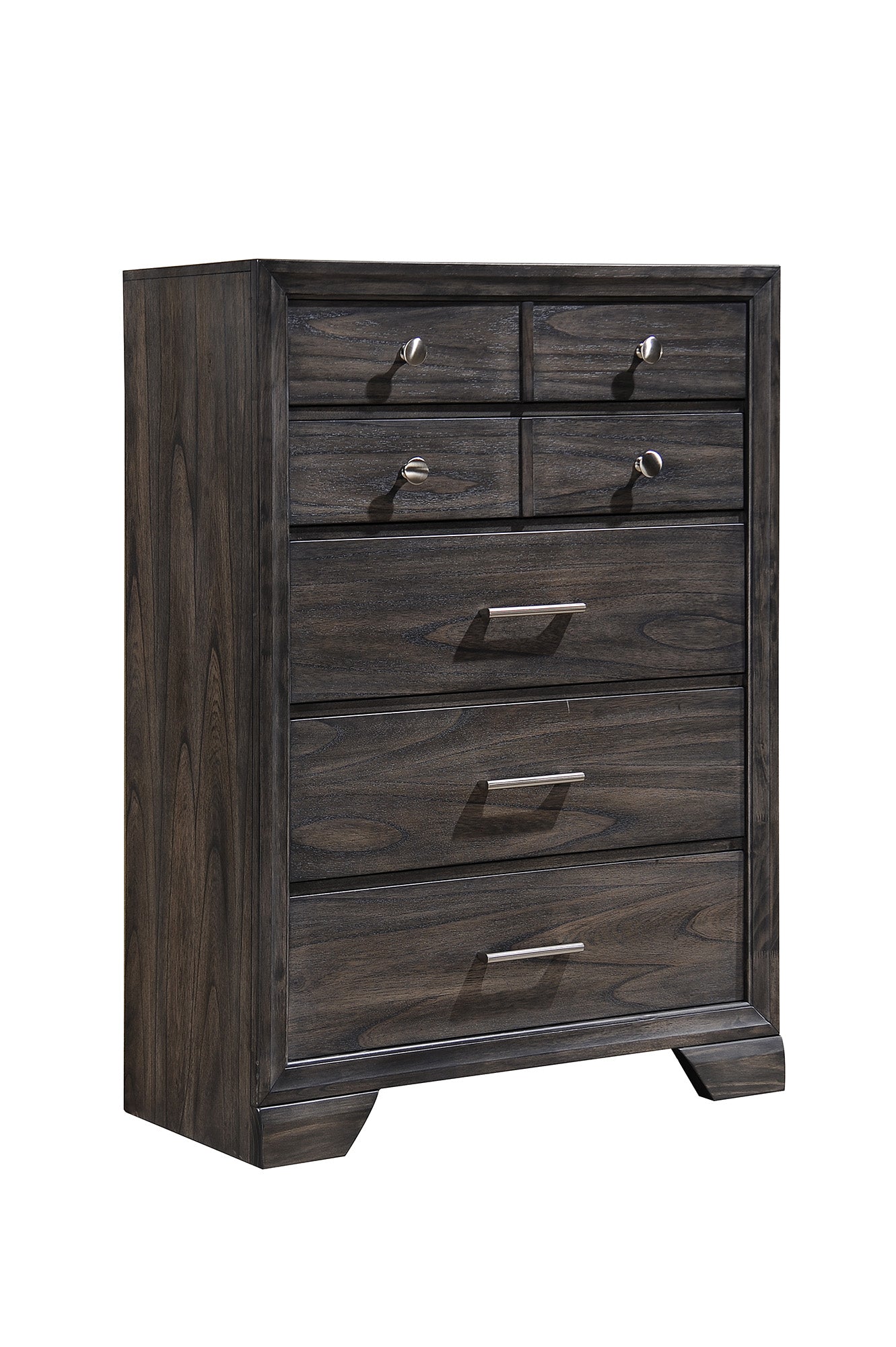 Jaymes Gray Sleigh Storage Platform Bedroom Set - Ornate Home