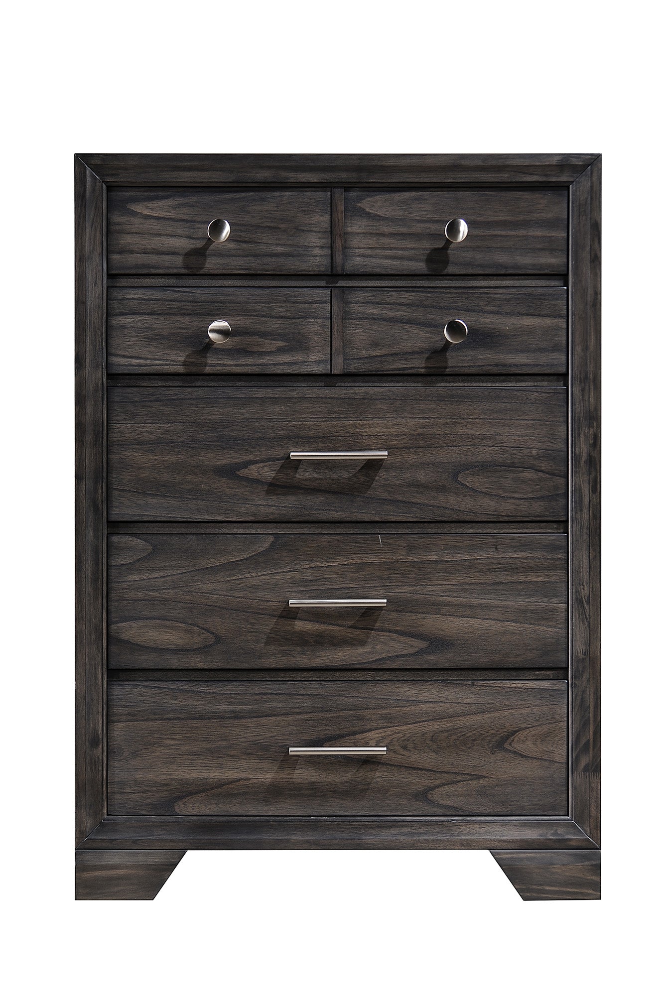 Jaymes Gray Sleigh Storage Platform Bedroom Set - Ornate Home