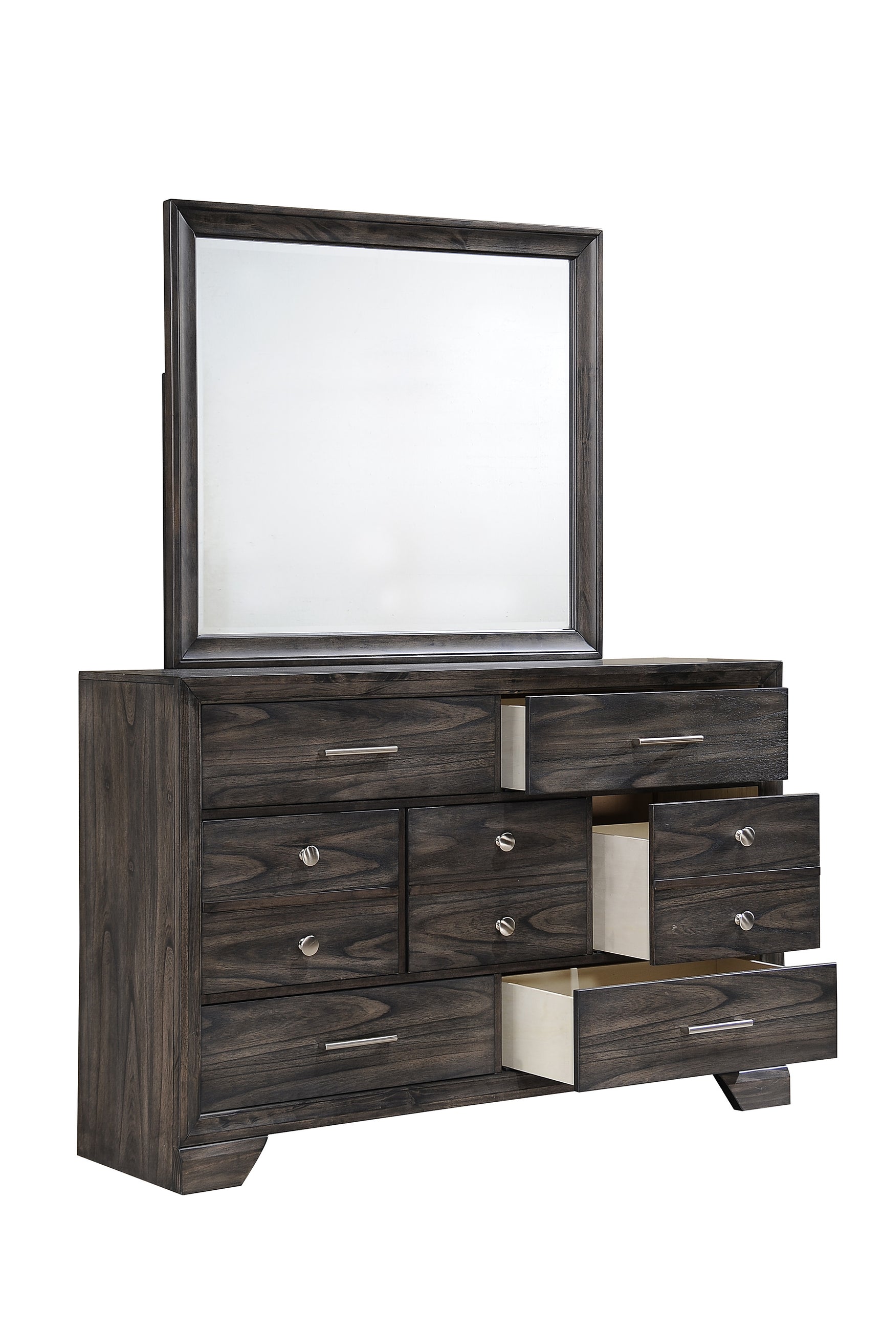 Jaymes Gray Sleigh Storage Platform Bedroom Set - Ornate Home