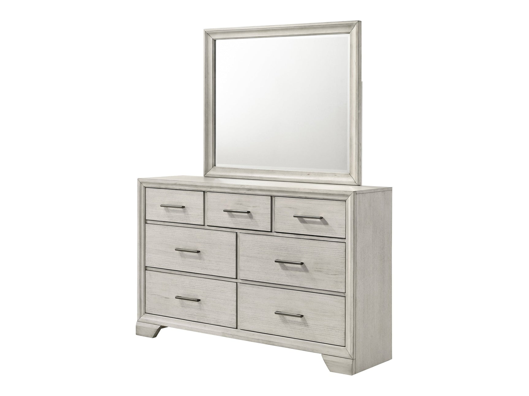 Jaymes White Mist Dresser Mirror - Ornate Home